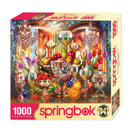 Golden Elegance 1000 Piece Jigsaw Puzzle Springbok