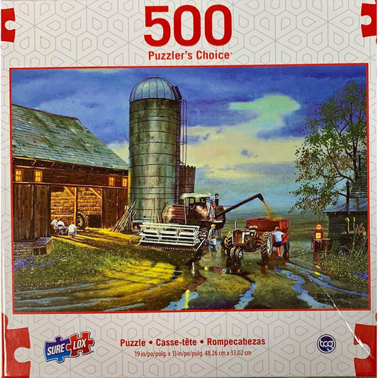 Golden Harvest Puzzler's Choice 500 Piece Jigsaw Puzzle Sure Lox