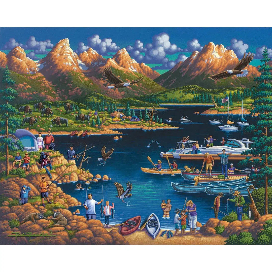 Grand Teton National Park 210 Piece Jigsaw Puzzle Dowdle