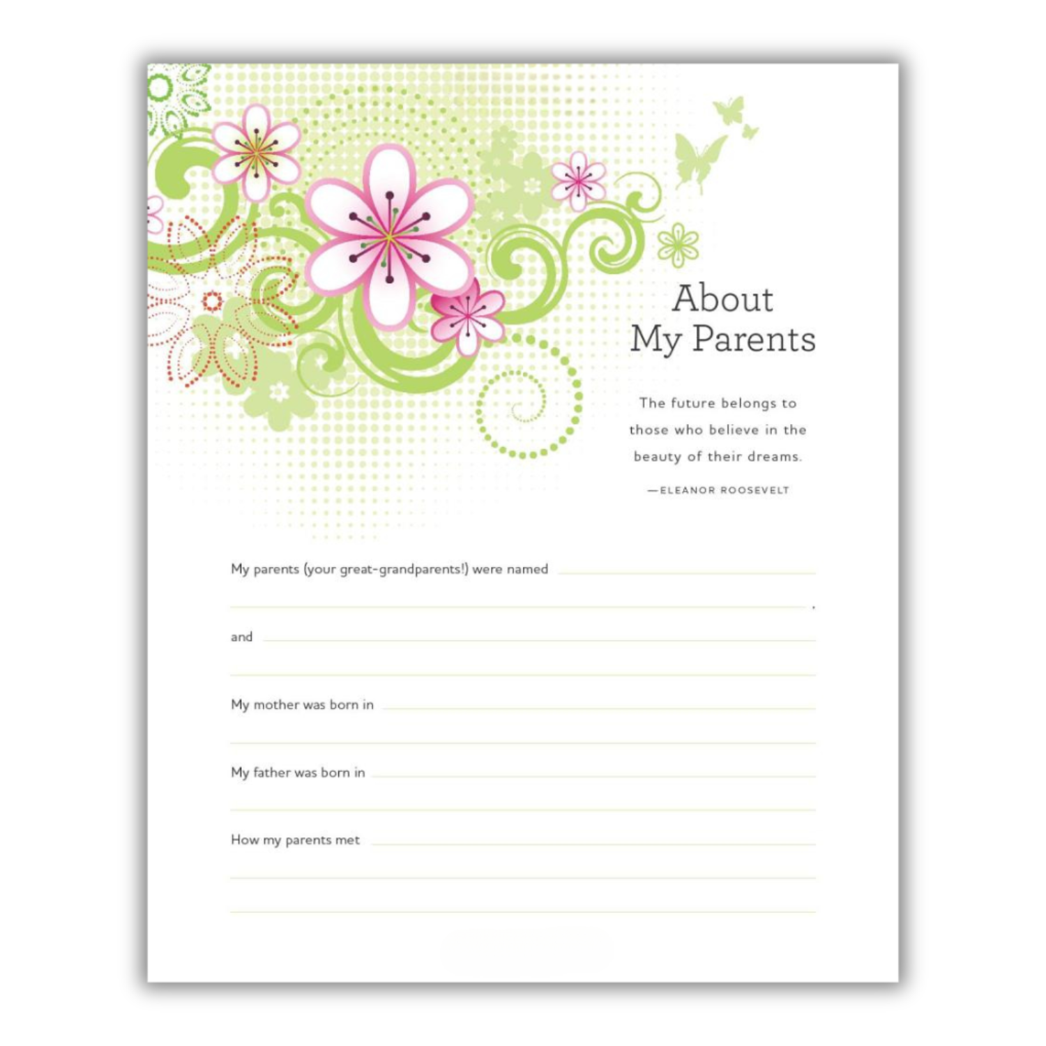 Grandmother's Journal: Memories and Keepsakes for My Grandchild (Spiral Bound) - Chickadees Wooden Toys