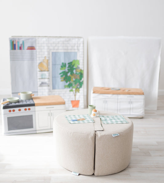 Kitchen Play Panel - Chickadees Wooden Toys