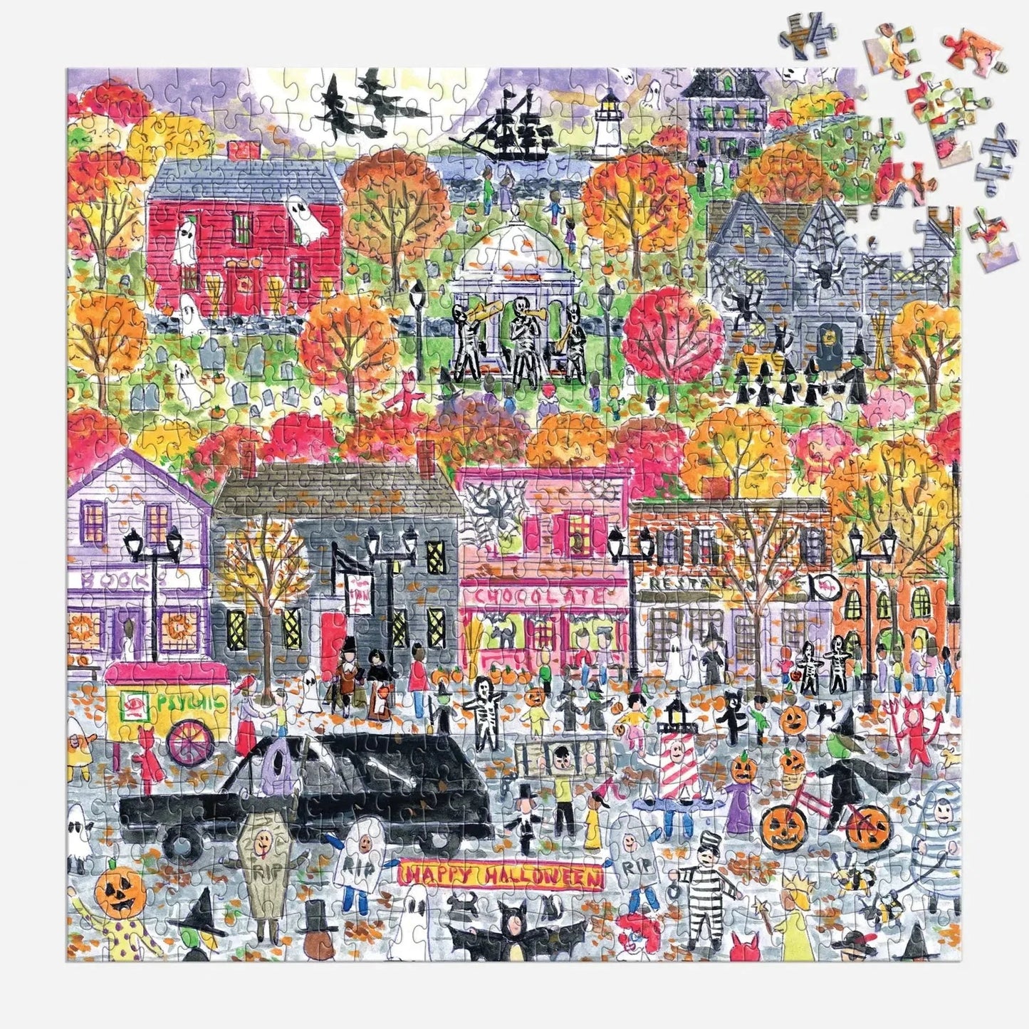 Halloween Parade 500 Piece Jigsaw Puzzle Galison