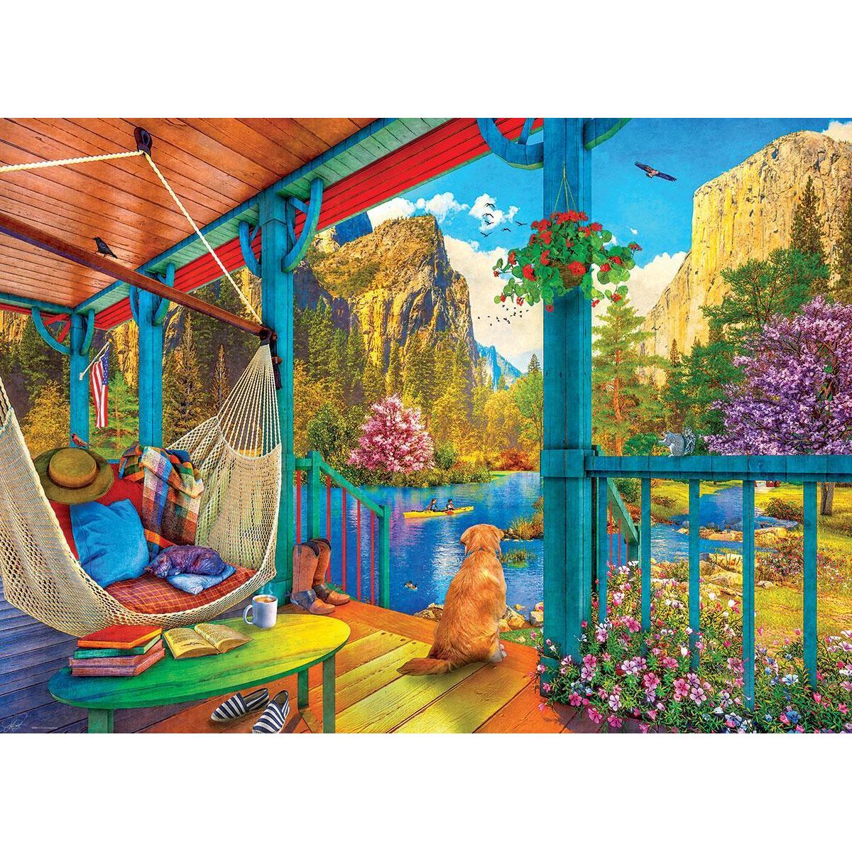 Hammock with a View 500 Piece Jigsaw Puzzle Eurographics