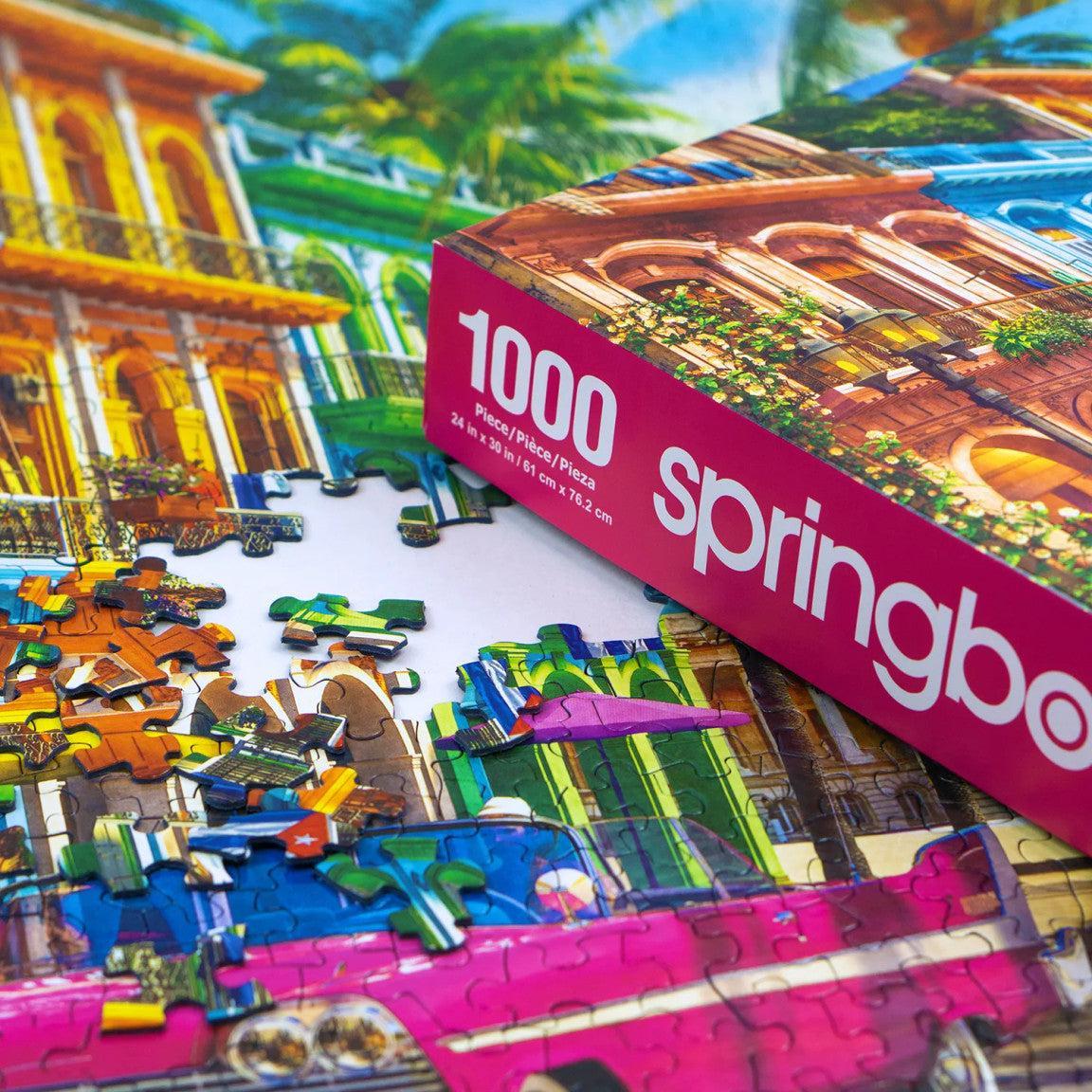 Havana Sunset 1000 Piece Jigsaw Puzzle Springbok | Chickadees