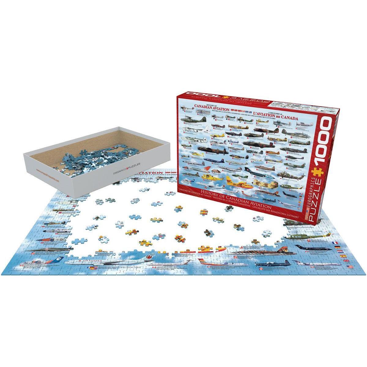 History of Canadian Aviation 1000 Piece Jigsaw Puzzle Eurographics