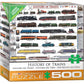 History of Trains 500 Piece Jigsaw Puzzle Eurographics