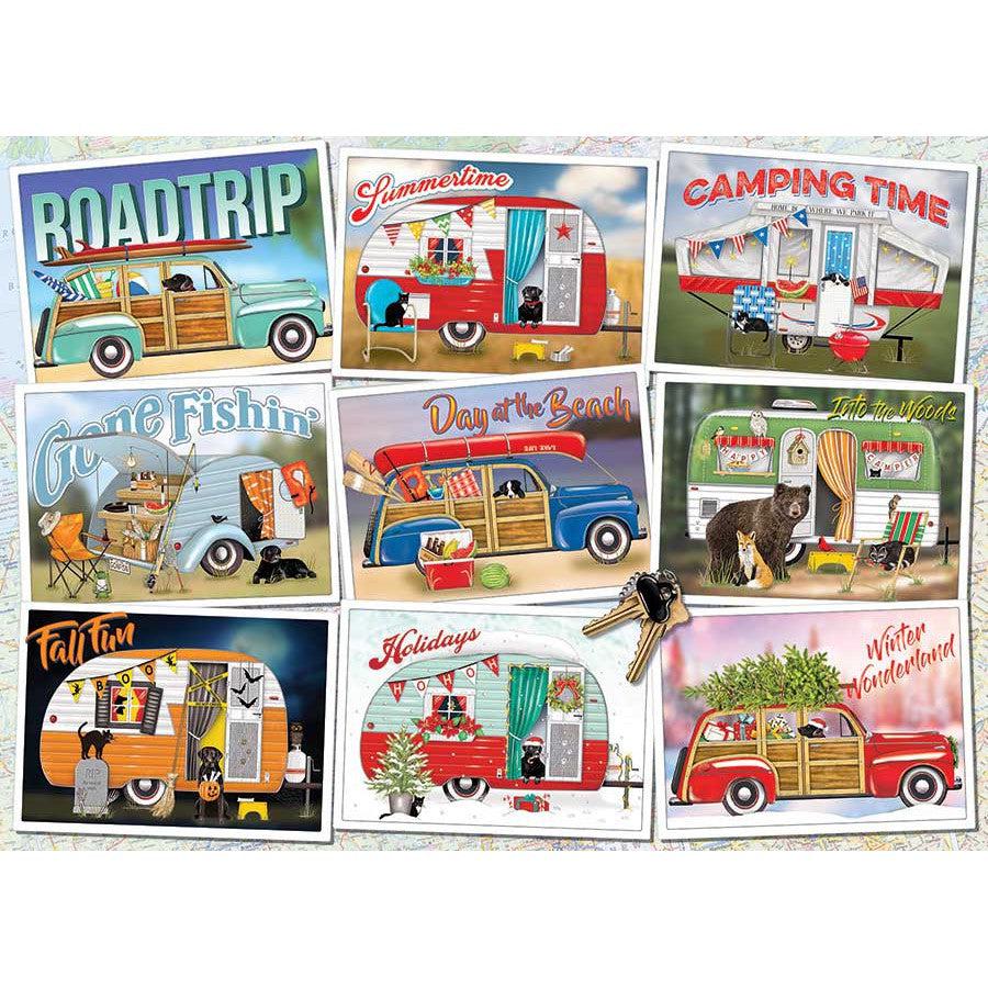 Hitting the Road 1000 Piece Jigsaw Puzzle Cobble Hill