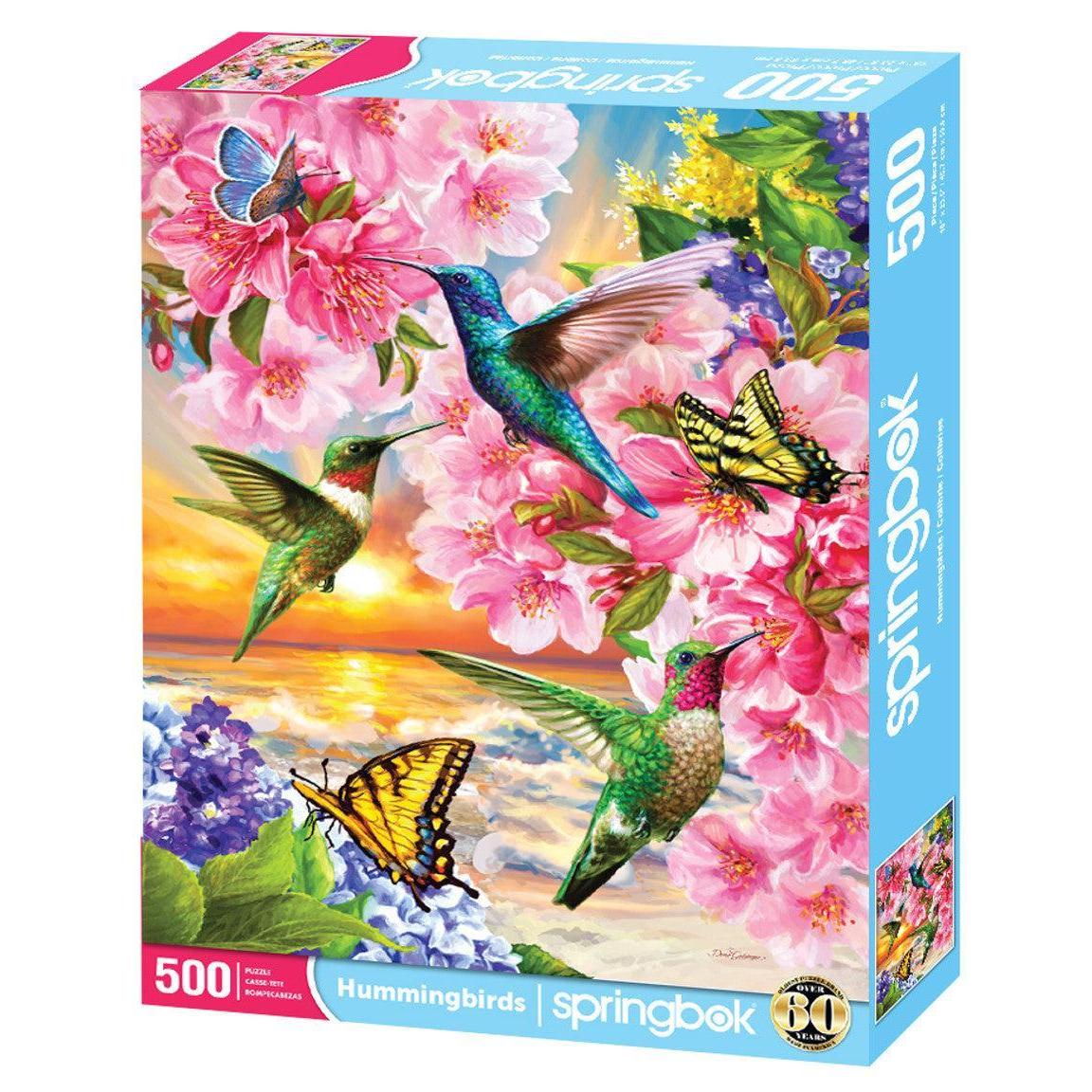 Hummingbirds 500 Piece Jigsaw Puzzle Springbok