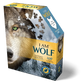 I Am Blue Wolf 550 Piece Head Shaped Jigsaw Puzzle Madd Capp
