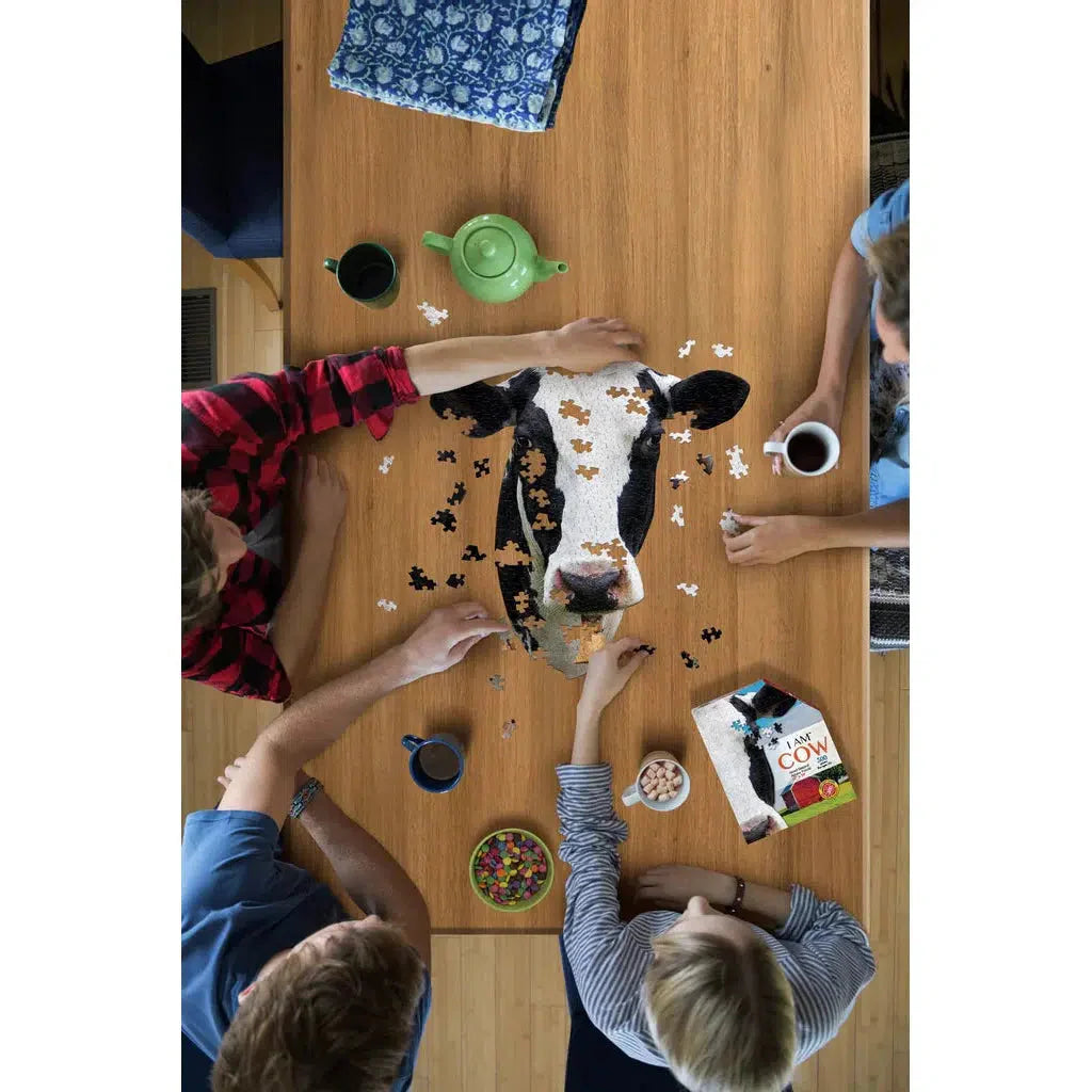 I Am Cow 300 Piece Head Shaped Jigsaw Puzzle Madd Capp