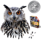I Am Owl 550 Piece Head Shaped Jigsaw Puzzle Madd Capp