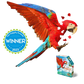 I Am Parrot 300 Piece Bird Shaped Jigsaw Puzzle Madd Capp