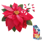 I Am Poinsettia 350 Piece Floral Shaped Jigsaw Puzzle Madd Capp