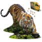I Am Tiger 1000 Piece Animal Shaped Jigsaw Puzzle Madd Capp