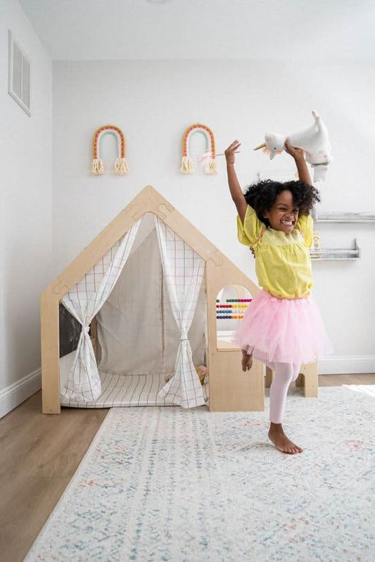 Flair | Playhouse & Sensory Desk - Chickadees Wooden Toys