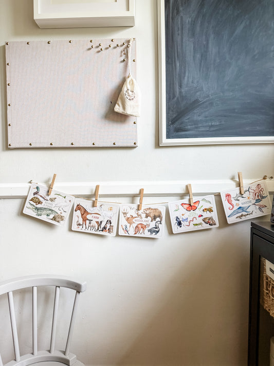 Creature Cards - Set 1 - Chickadees Wooden Toys