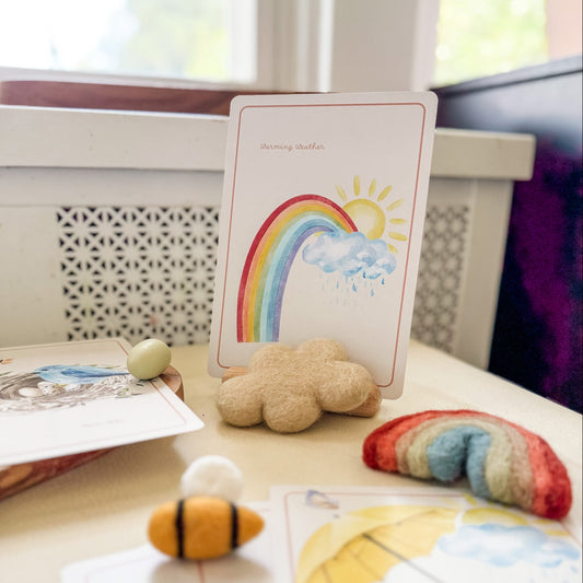 Spring Season Cards - Chickadees Wooden Toys