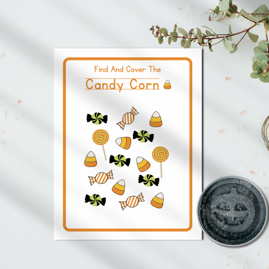 12 Halloween Play Dough Mats - Digital Download