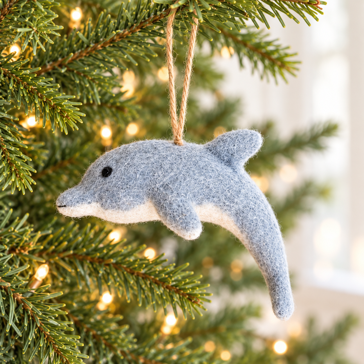Dolphin Felt Ornament