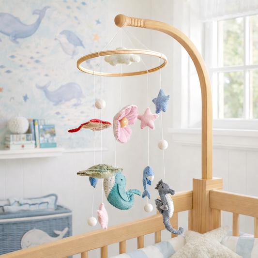 Baby Mobile - Sea Life - Chickadees Wooden Toys