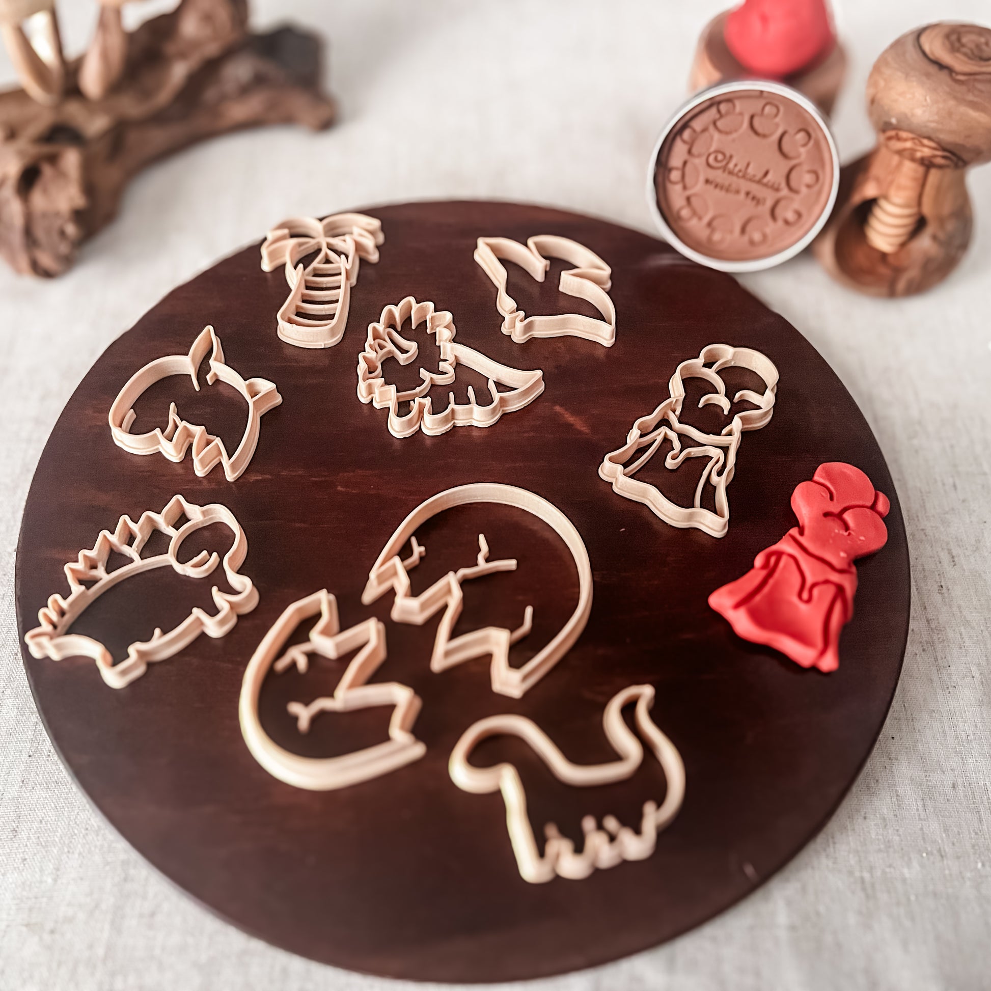 Baby Dino Eco Cutter set - Chickadees Wooden Toys