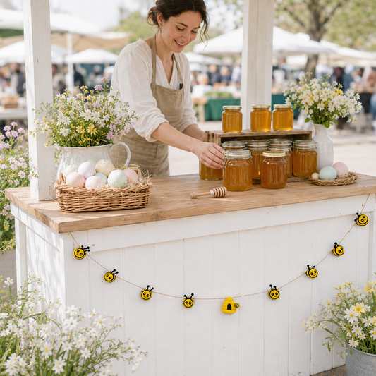 Felt Garland - Bee