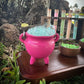 Sunset Pink Cast Iron Cauldron - Chickadees Wooden Toys