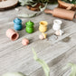 Spring Acorn Pots - Chickadees Wooden Toys