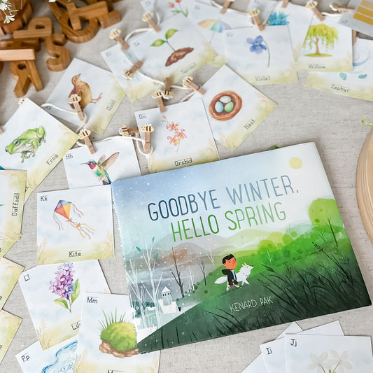 Spring - Read & Play Box - Chickadees Wooden Toys