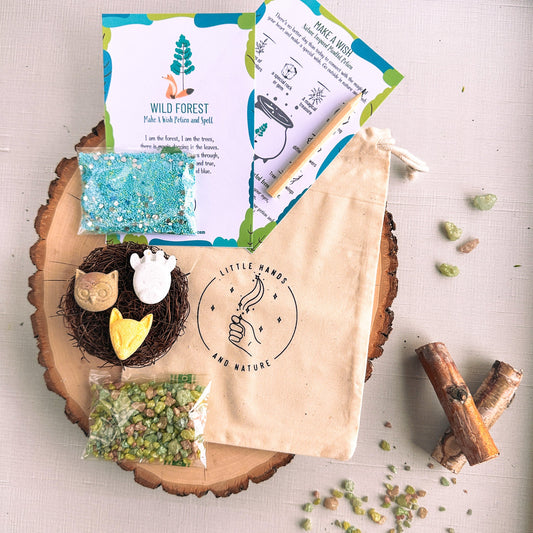 Wild Forest Potion Pouch - Party Favor - Chickadees Wooden Toys