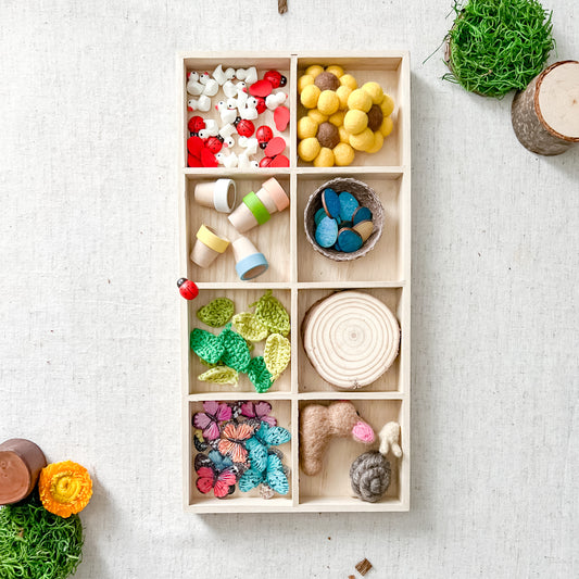 Garden Tinker Tray - Chickadees Wooden Toys