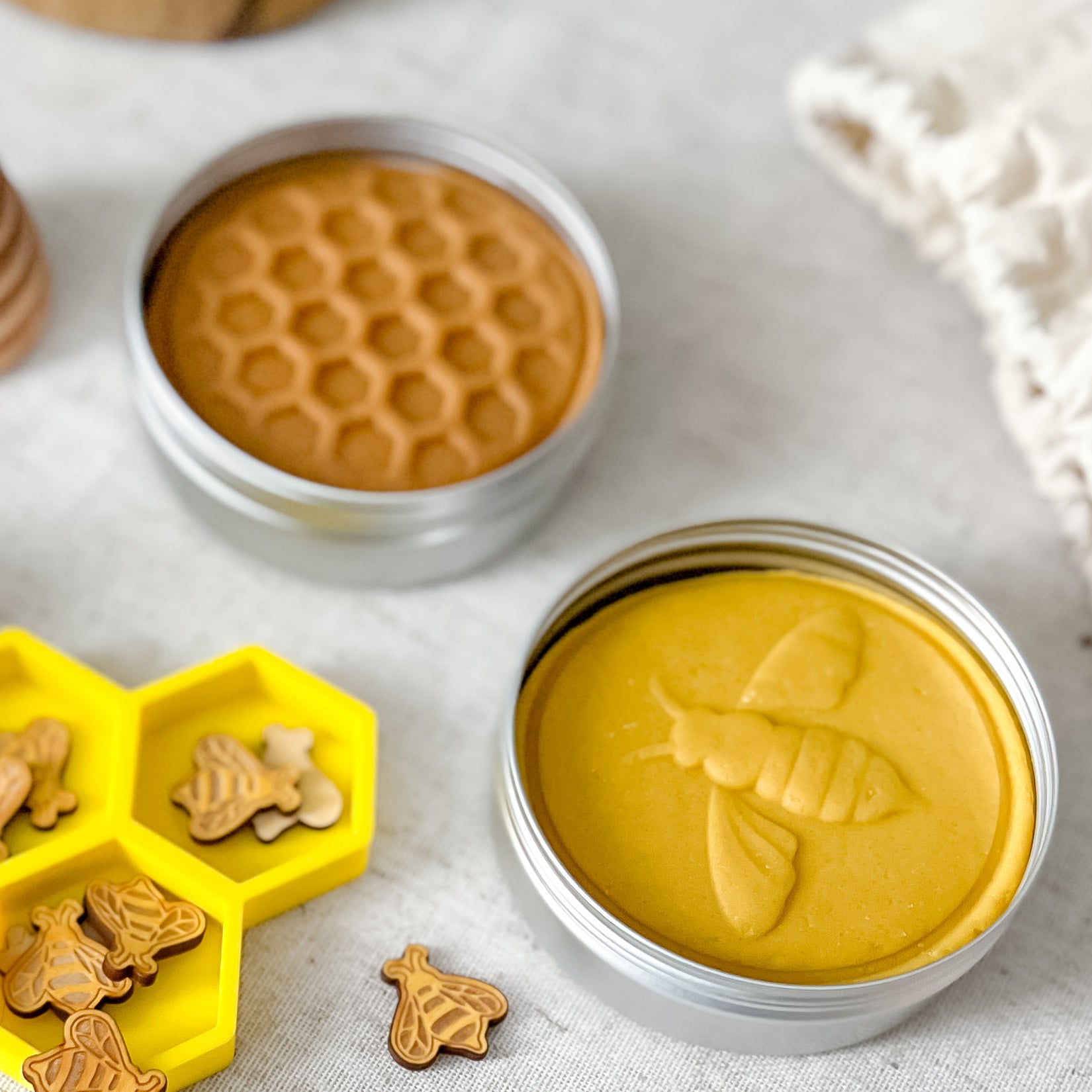 Honeybee Play Dough Set - Chickadees Wooden Toys