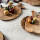 Olive Wood Apple Trays