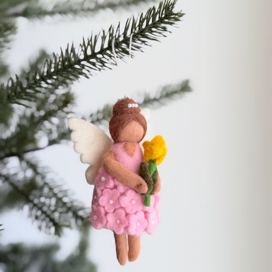 Four Seasons Fairy Felt Ornament Set – Spring, Summer, Fall & Winter Angels