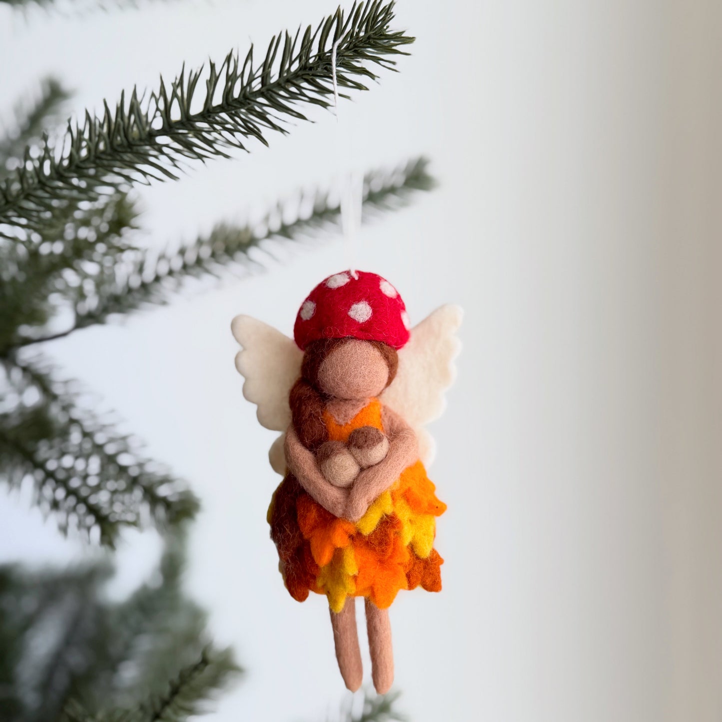 Four Seasons Fairy Felt Ornament Set – Spring, Summer, Fall & Winter Angels