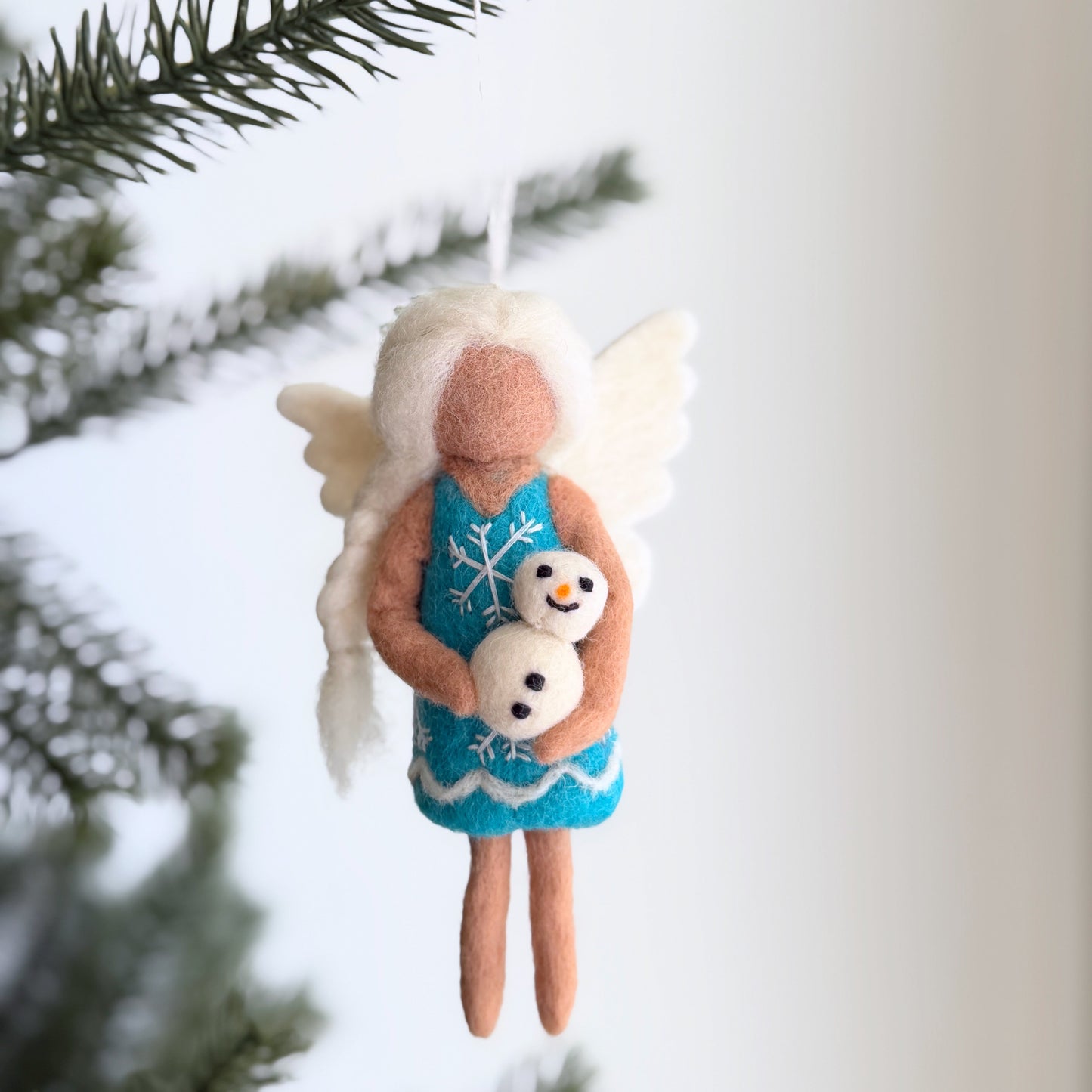 Four Seasons Fairy Felt Ornament Set – Spring, Summer, Fall & Winter Angels