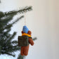 Felt Bear Trekking Ornament