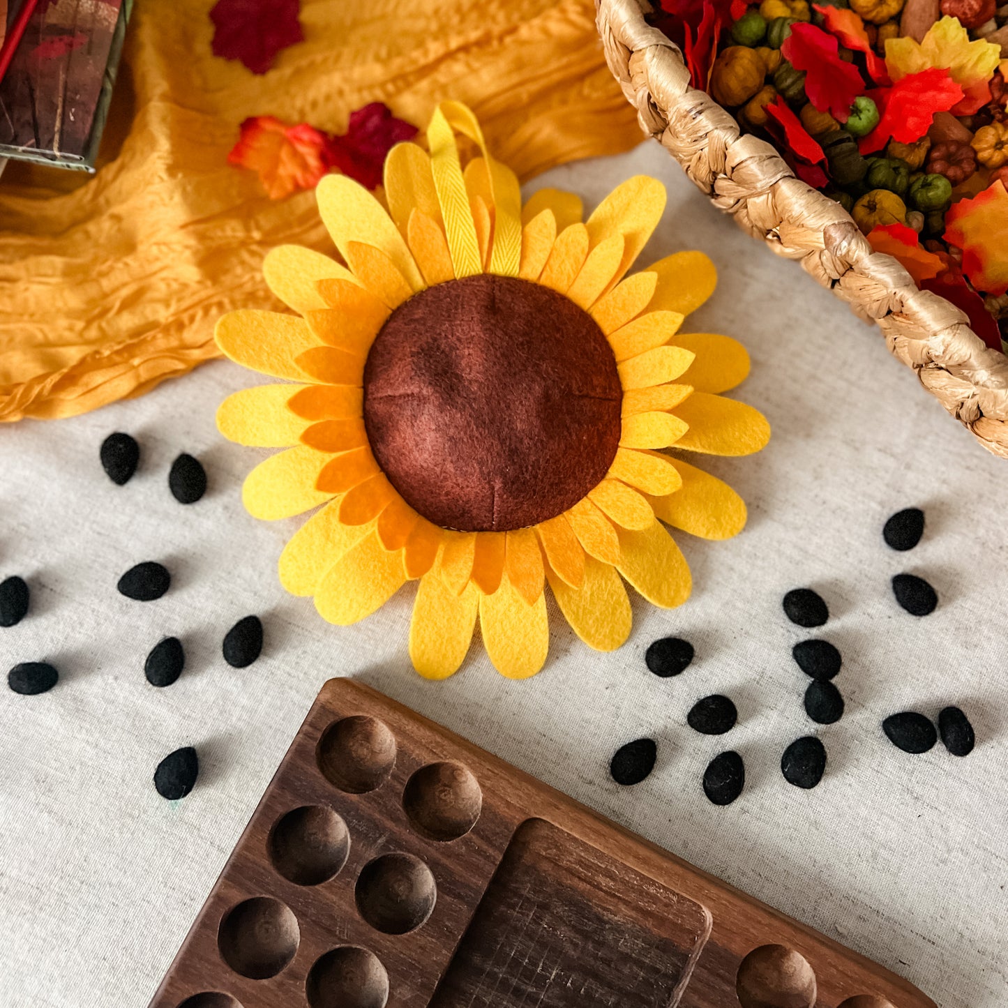 Sunflower Zipper Pouch