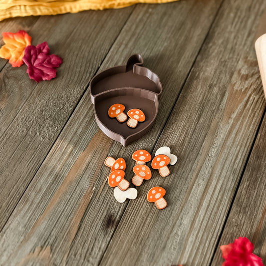 Acorn Tray and Mushroom Counters