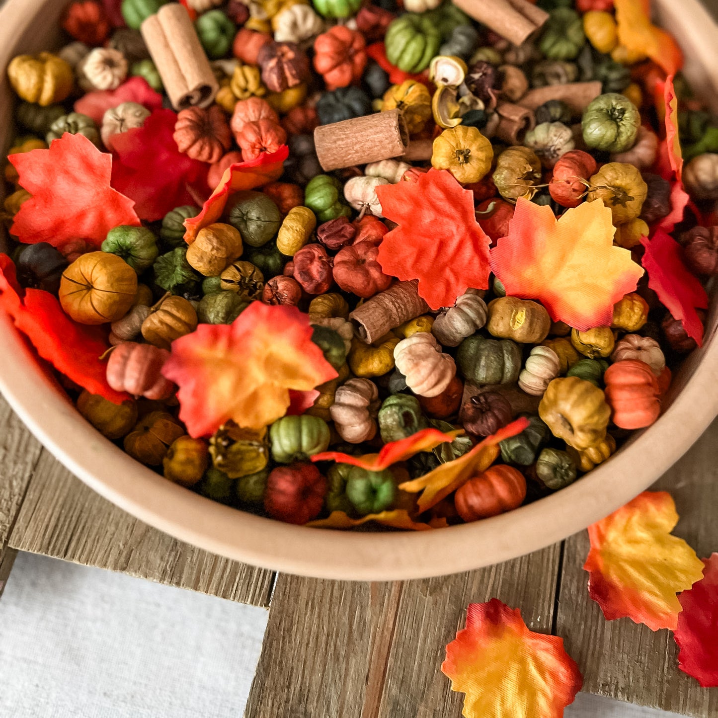 Autumnal Sensory Bin Filler