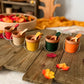 5 Wooden Buckets & Scoops - Autumn