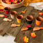 5 Wooden Buckets & Scoops - Autumn