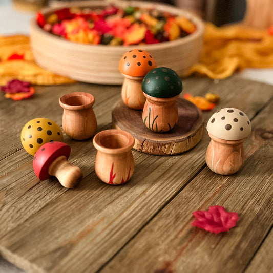 Mushroom Pots - Autumn