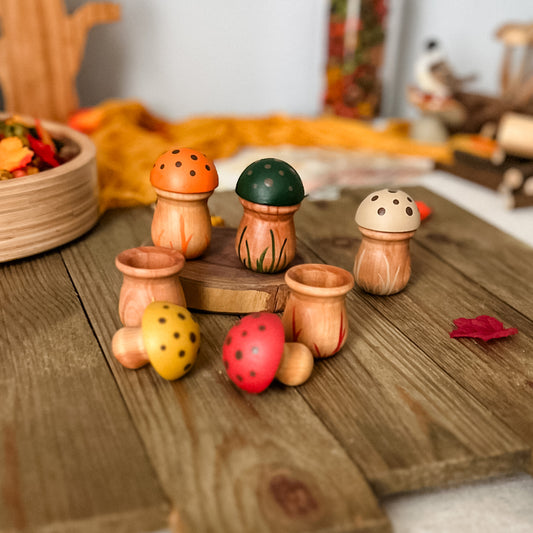 Mushroom Pots - Autumn