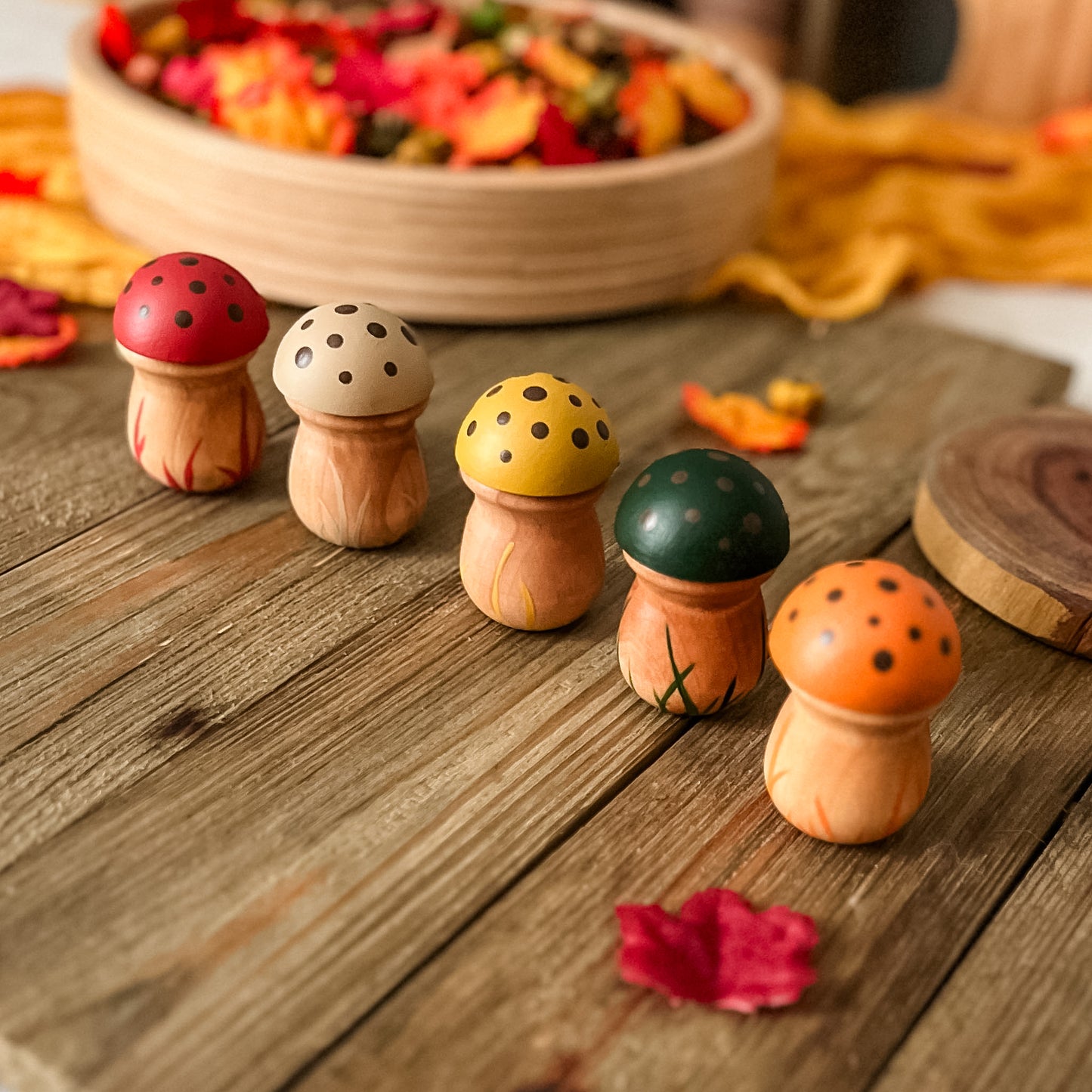 Mushroom Pots - Autumn