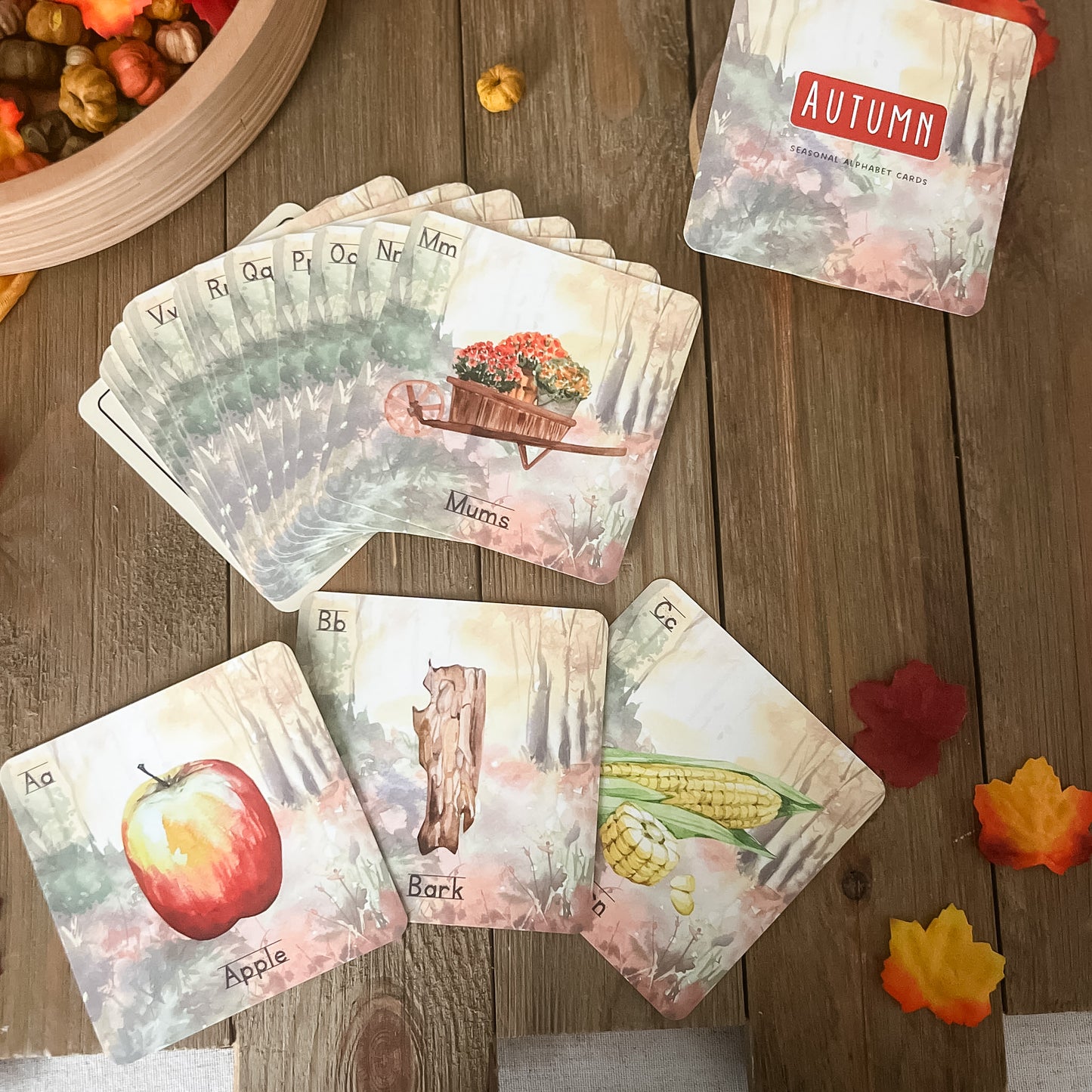 Autumn Alphabet Cards