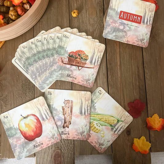 Autumn Alphabet Cards