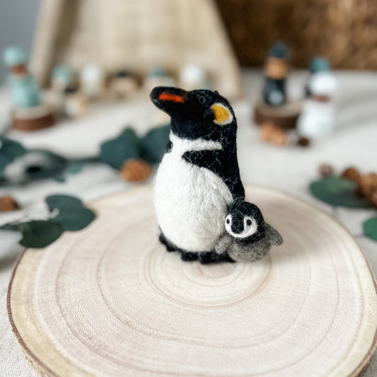 Handmade Felt Snuggly Penguins