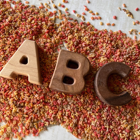 Alphabet Sensory Bucket
