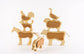 Handcrafted Wooden Farm Animals Set with Barn – Perfect for Imaginative Play and Collecting